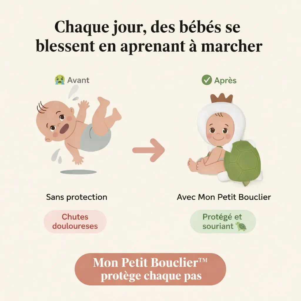 Mon Petit Bouclier™ — Coussin Anti-Chute Bébé